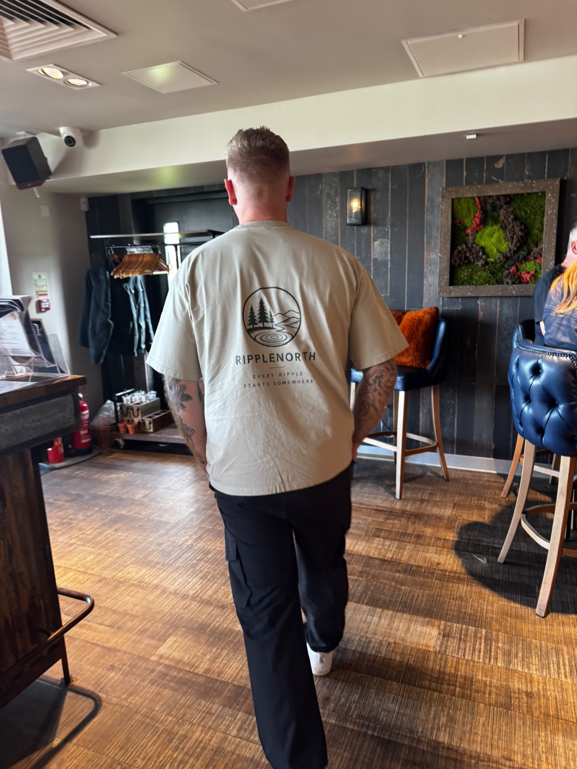 Dave wearing the RippleNorth Trailhead Oversized Tee